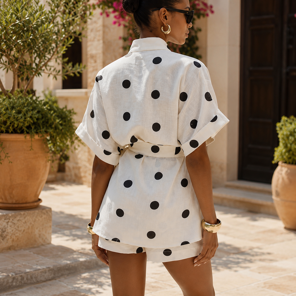 Carmen | Polka Dot Coastal Set-2