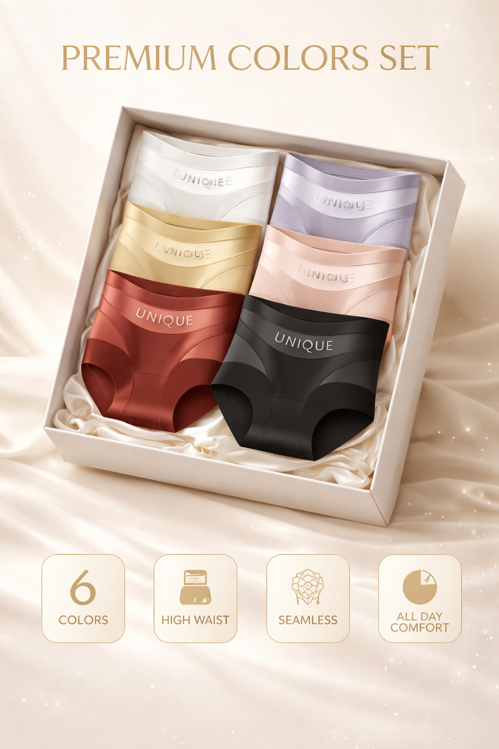 New Women’s High-Waisted Tummy Control Seamless Bodyshorts-15