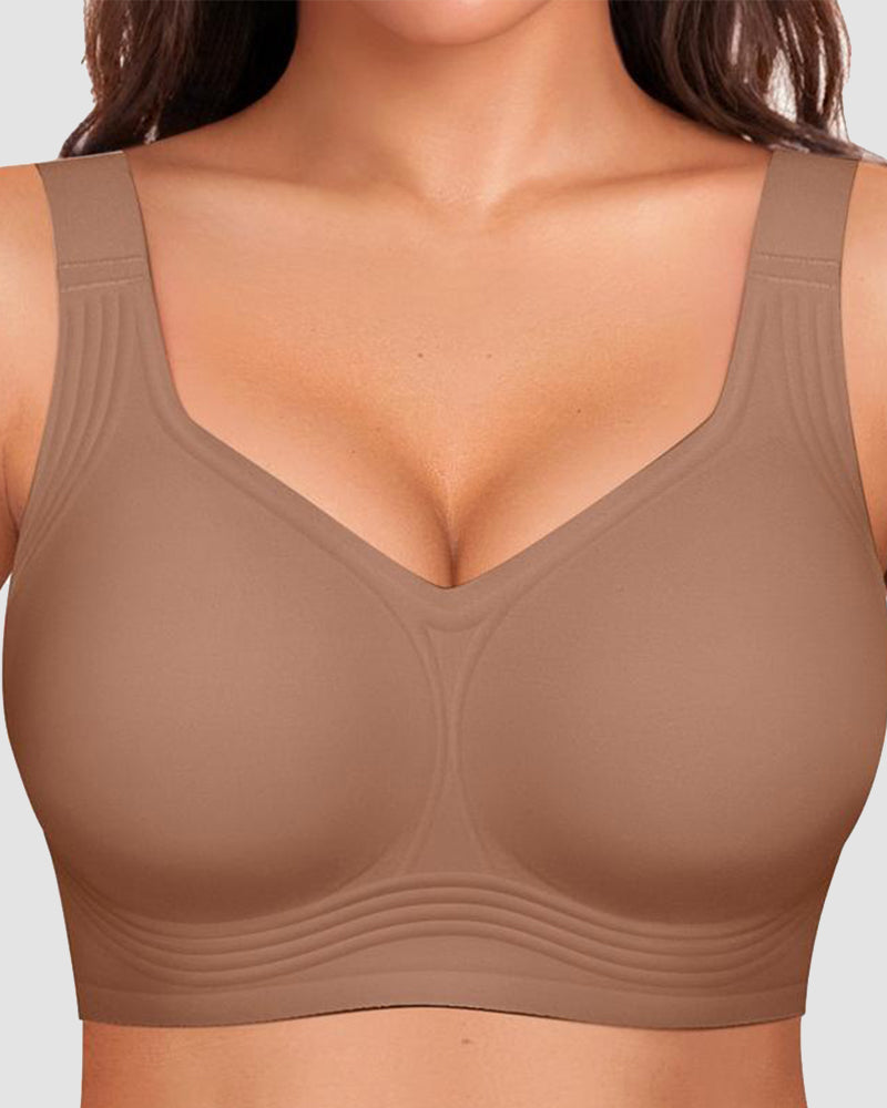 Comfortable Wireless Full Coverage Jelly Smoothing Bra-10