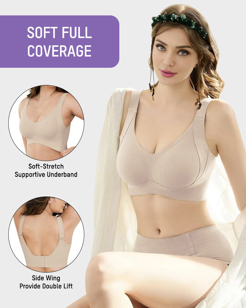 Comfort Full Coverage Wireless Lightly Lined Bra-5