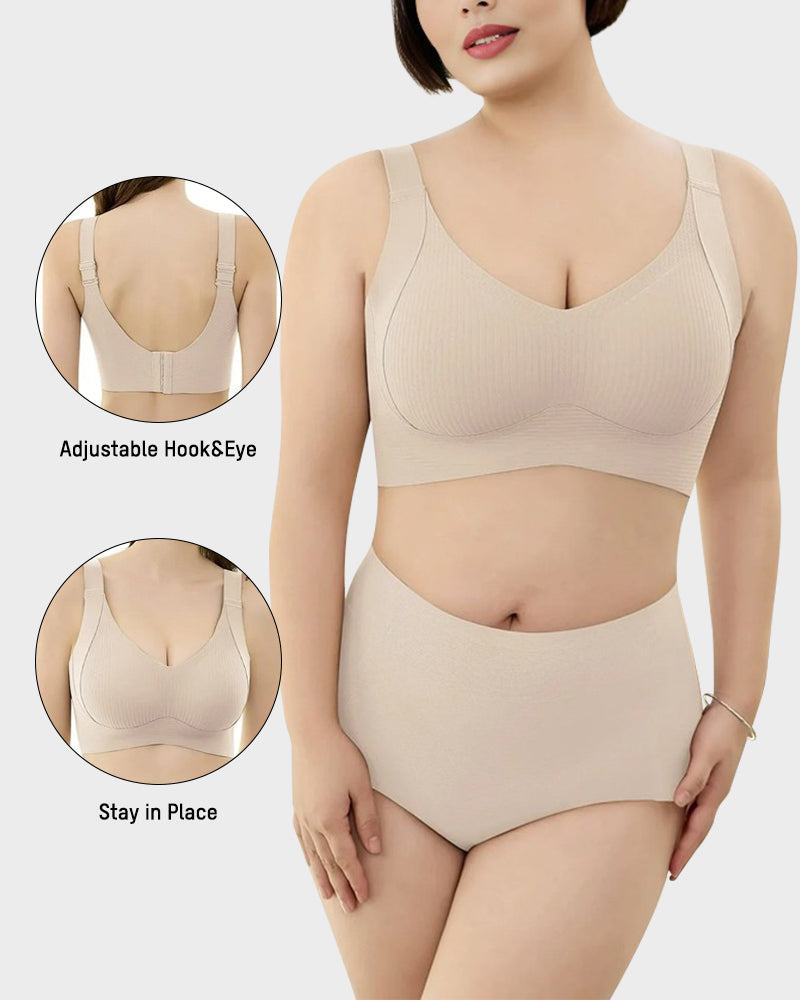 Comfort Full Coverage Wireless Lightly Lined Bra-3
