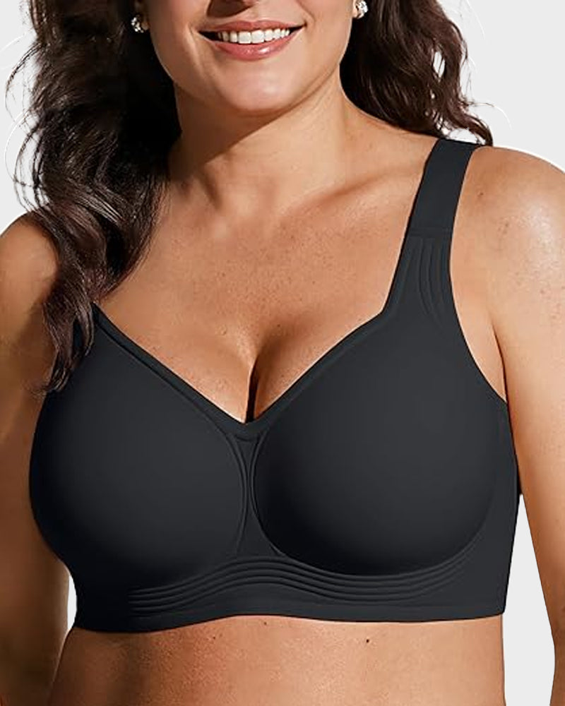 Comfortable Wireless Full Coverage Jelly Smoothing Bra-8