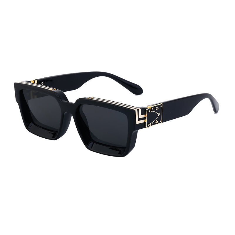 Millionaire Style Sunglasses Men Fashion Trendy Sunglasses Women High-End Square Frame Sunglasses-16