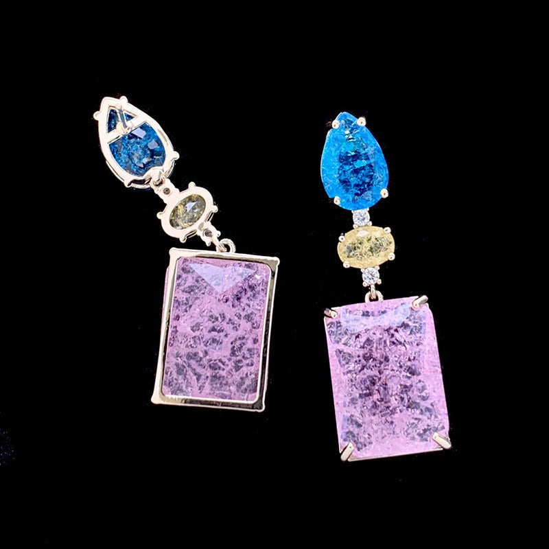 Silver Needle Light Luxury Earrings Long Earring Tassels Fashion Earrings Heavy Industry Style Earrings-2