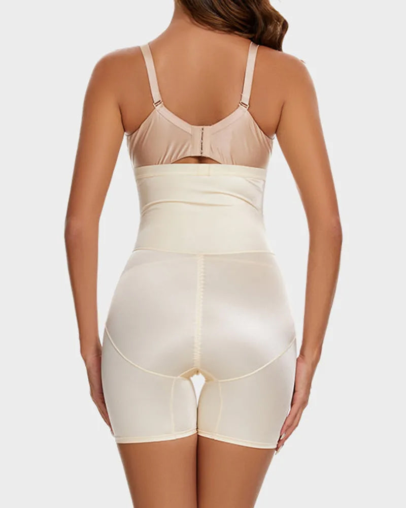 Crossover Bandage High Waist Hip-Lifting Shorts-5