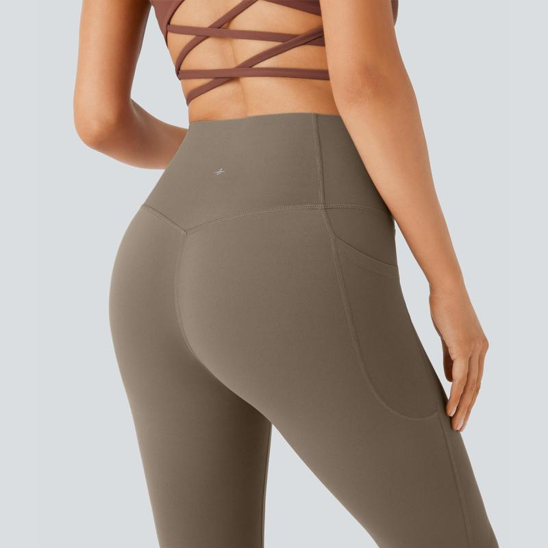 Ultra Sculpt High Waisted Tummy Control Flare Leggings-4