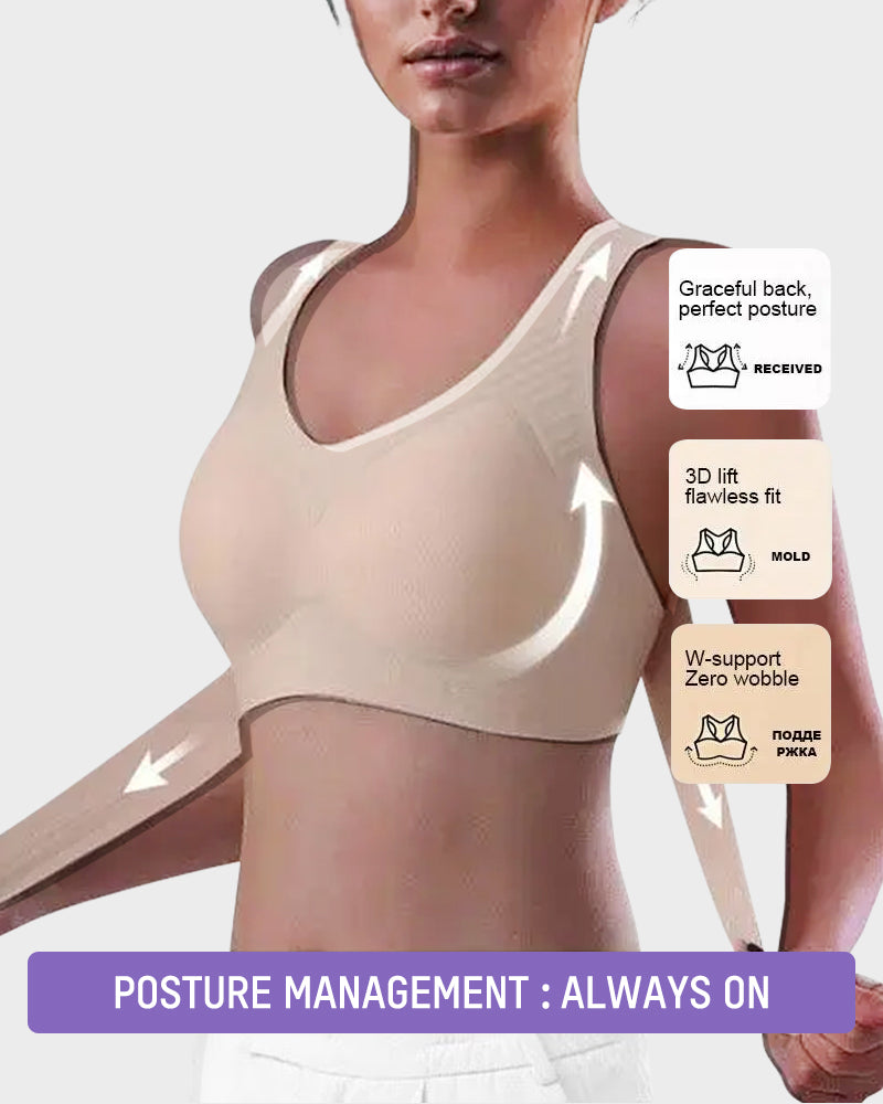 Wireless Posture Bra with Front Closure-27