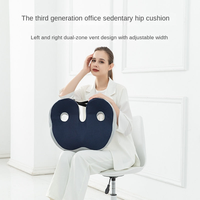 Breathable seat cushion thick memory foam cushion for long hours in the office-2
