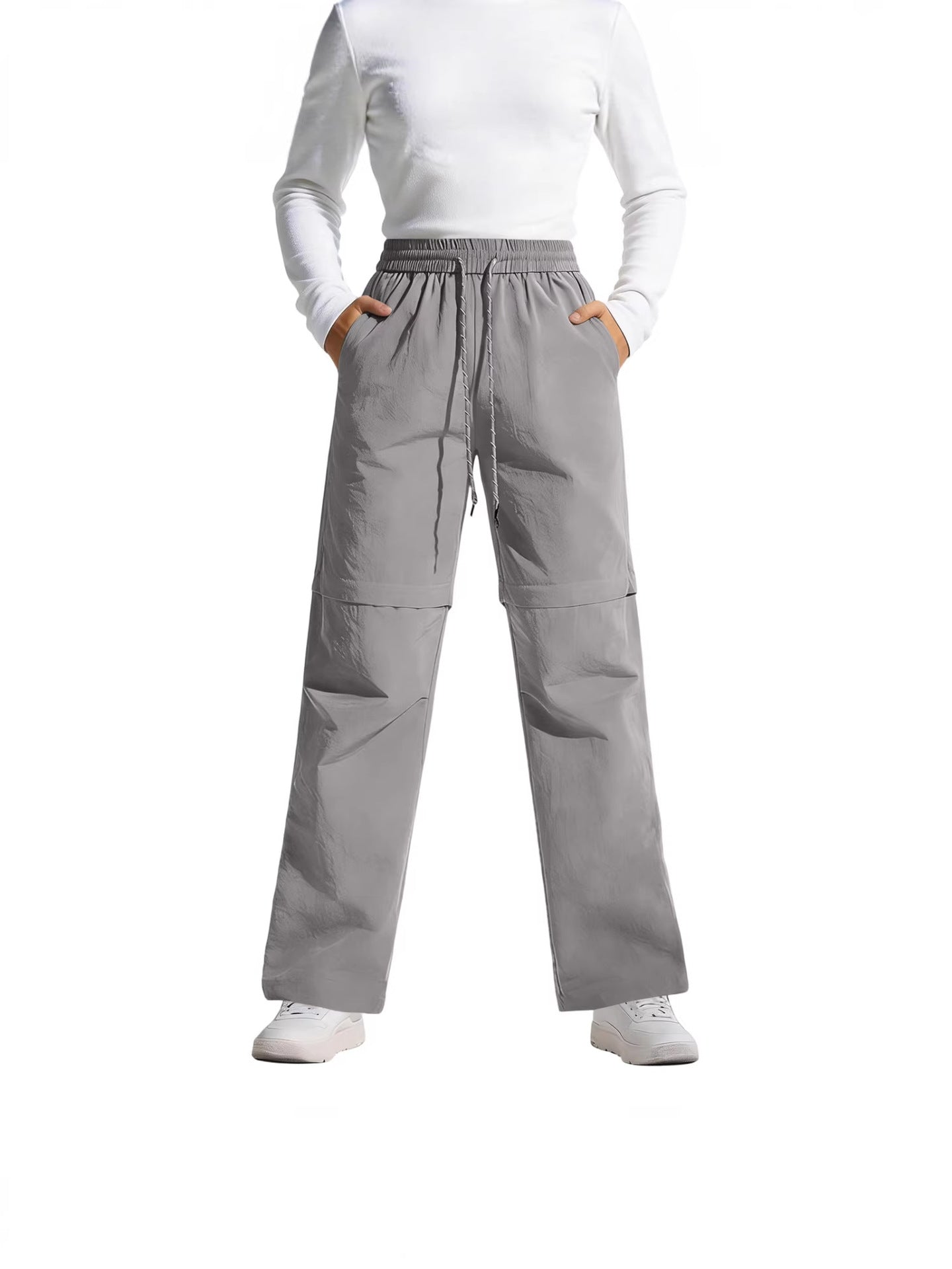 Women's Convertible Hiking Pants - Waterproof Quick-Dry Cargo Trousers with Zip-Off Legs for Camping, Fishing & Travel-2