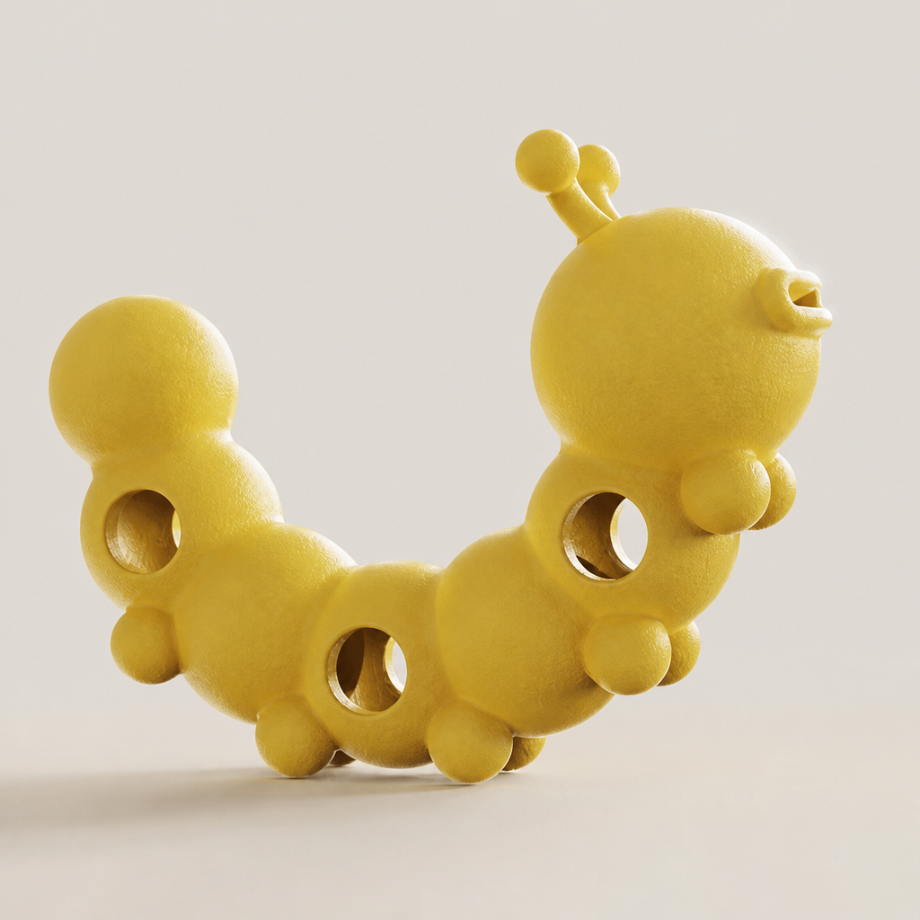 Caterpillar treat puzzle toy-8