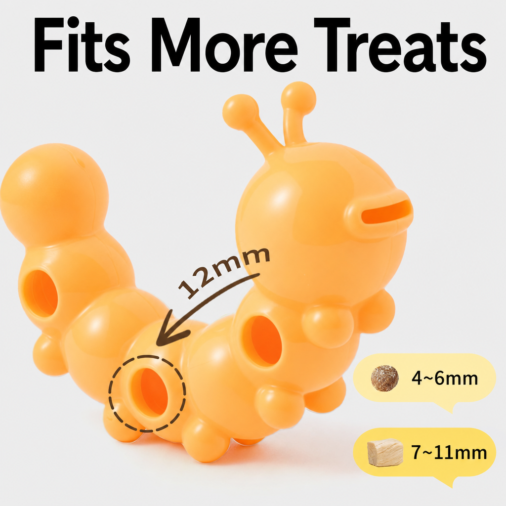 Caterpillar treat puzzle toy-4