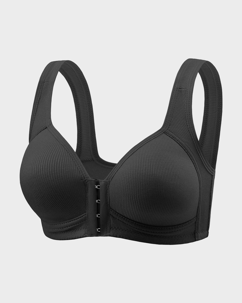 Easy-On Front Closure Wireless Support Bra-8