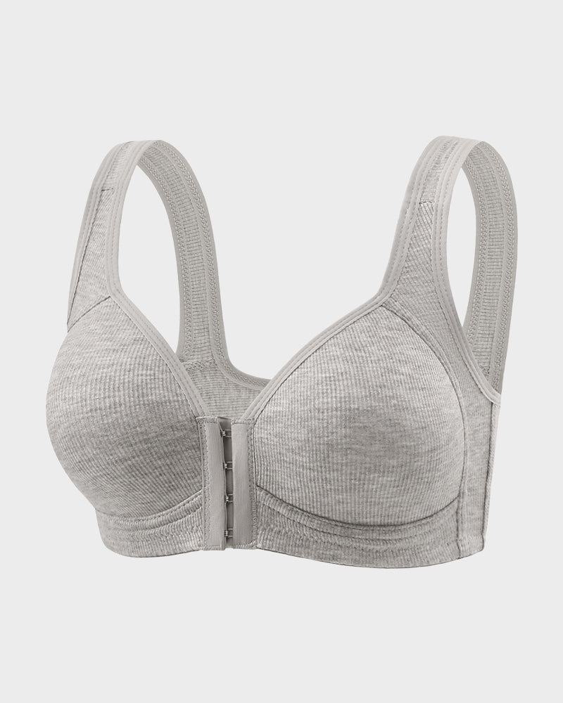 Easy-On Front Closure Wireless Support Bra-9
