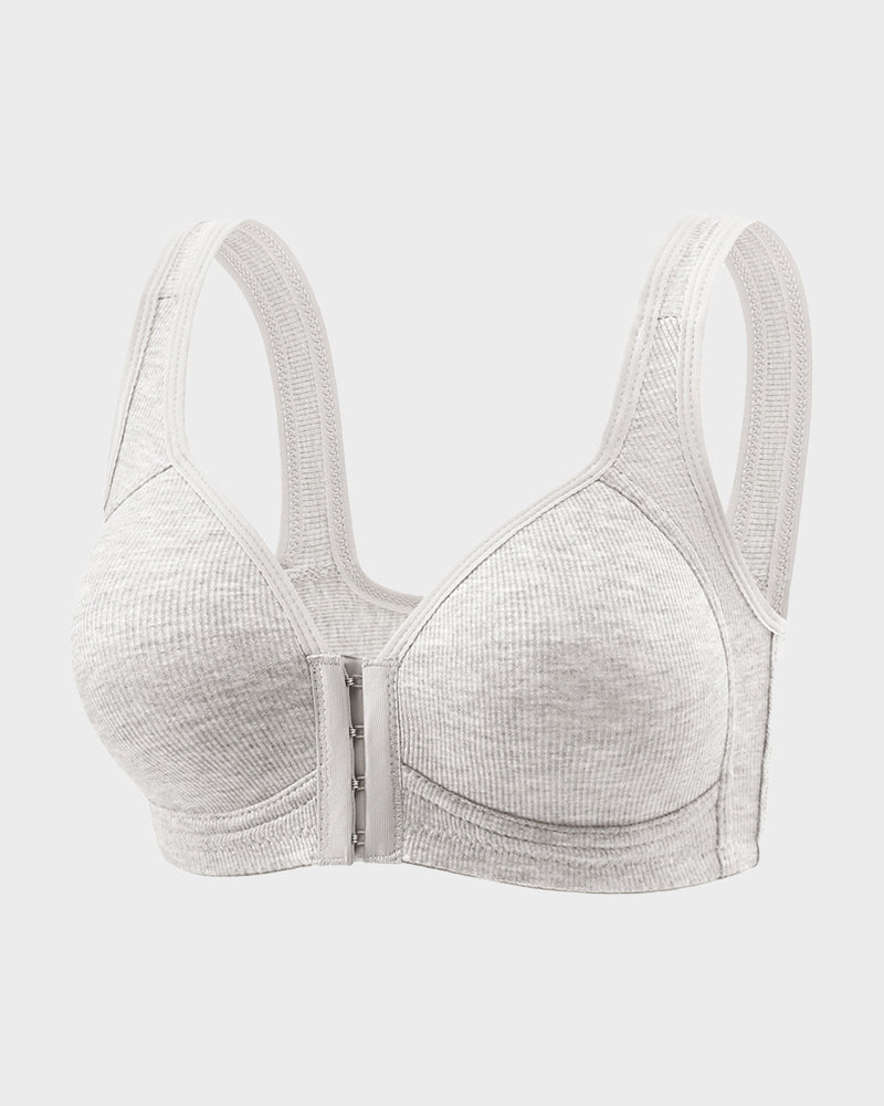 Easy-On Front Closure Wireless Support Bra-10