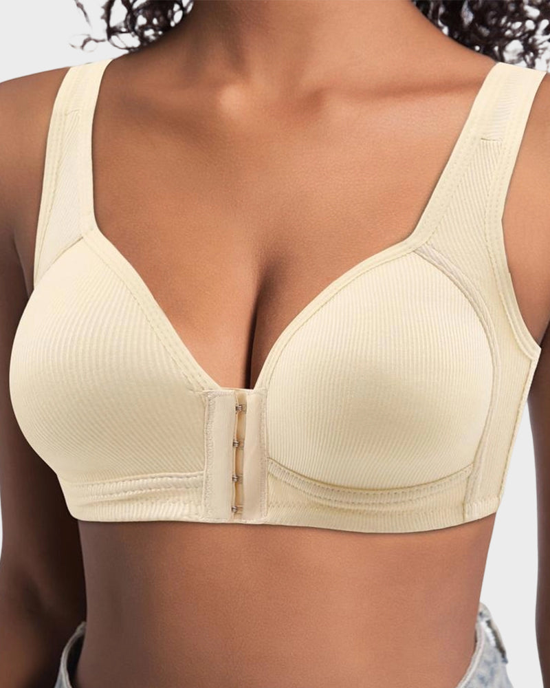 Easy-On Front Closure Wireless Support Bra-7