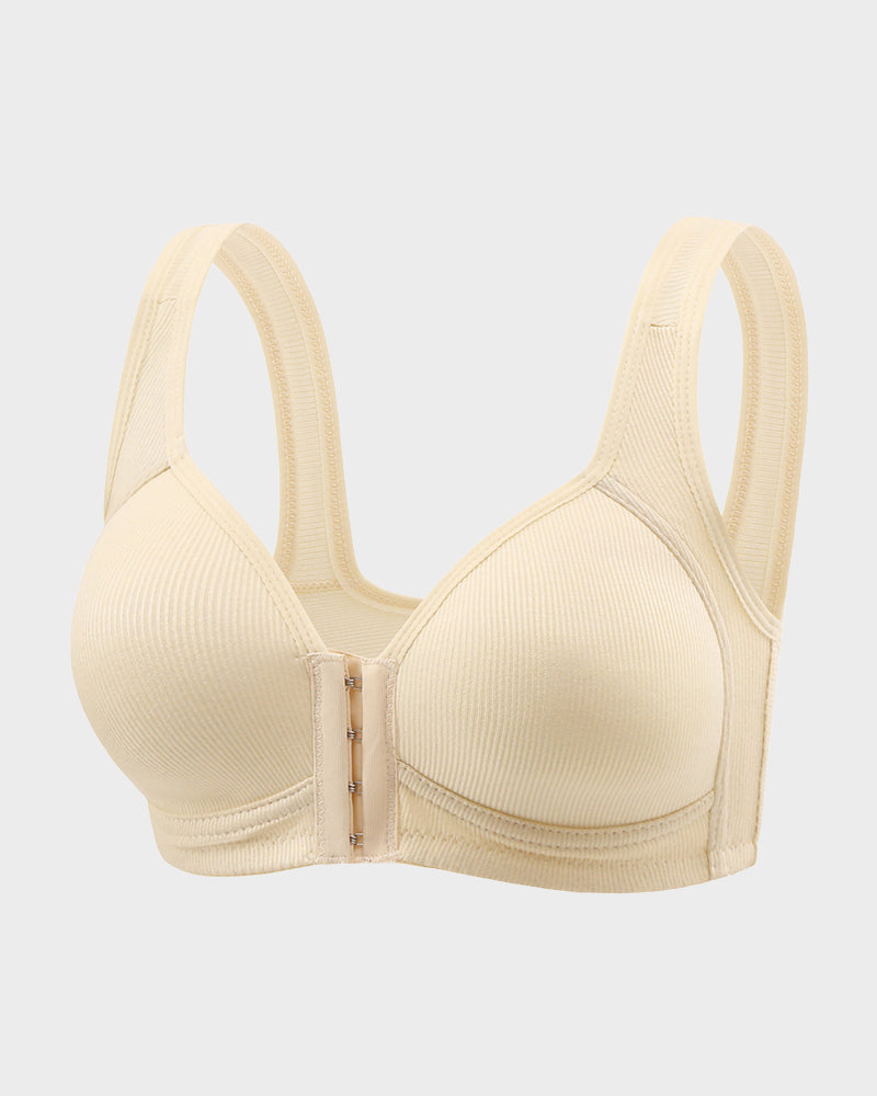 Easy-On Front Closure Wireless Support Bra-11