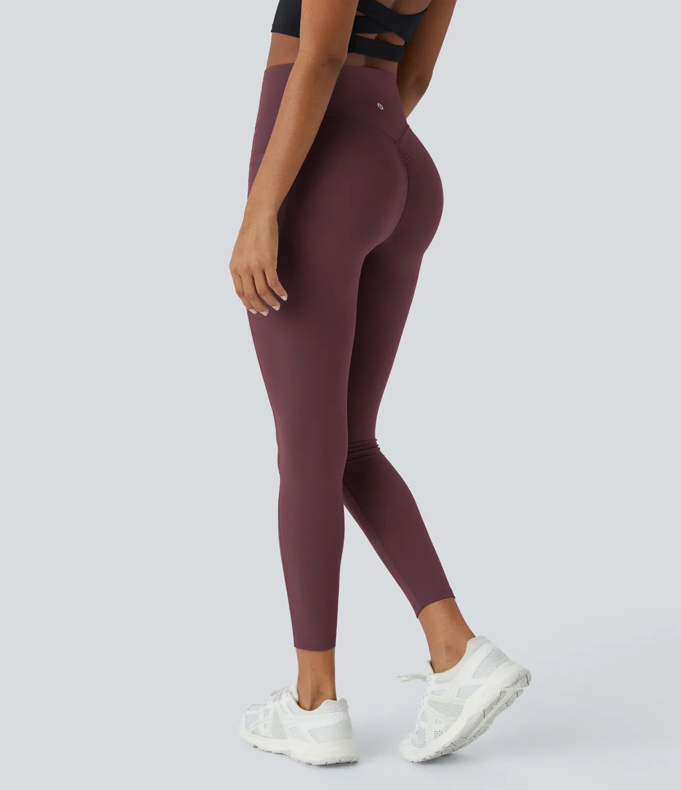 High Waisted Tummy Control Shaping Training Leggings-17