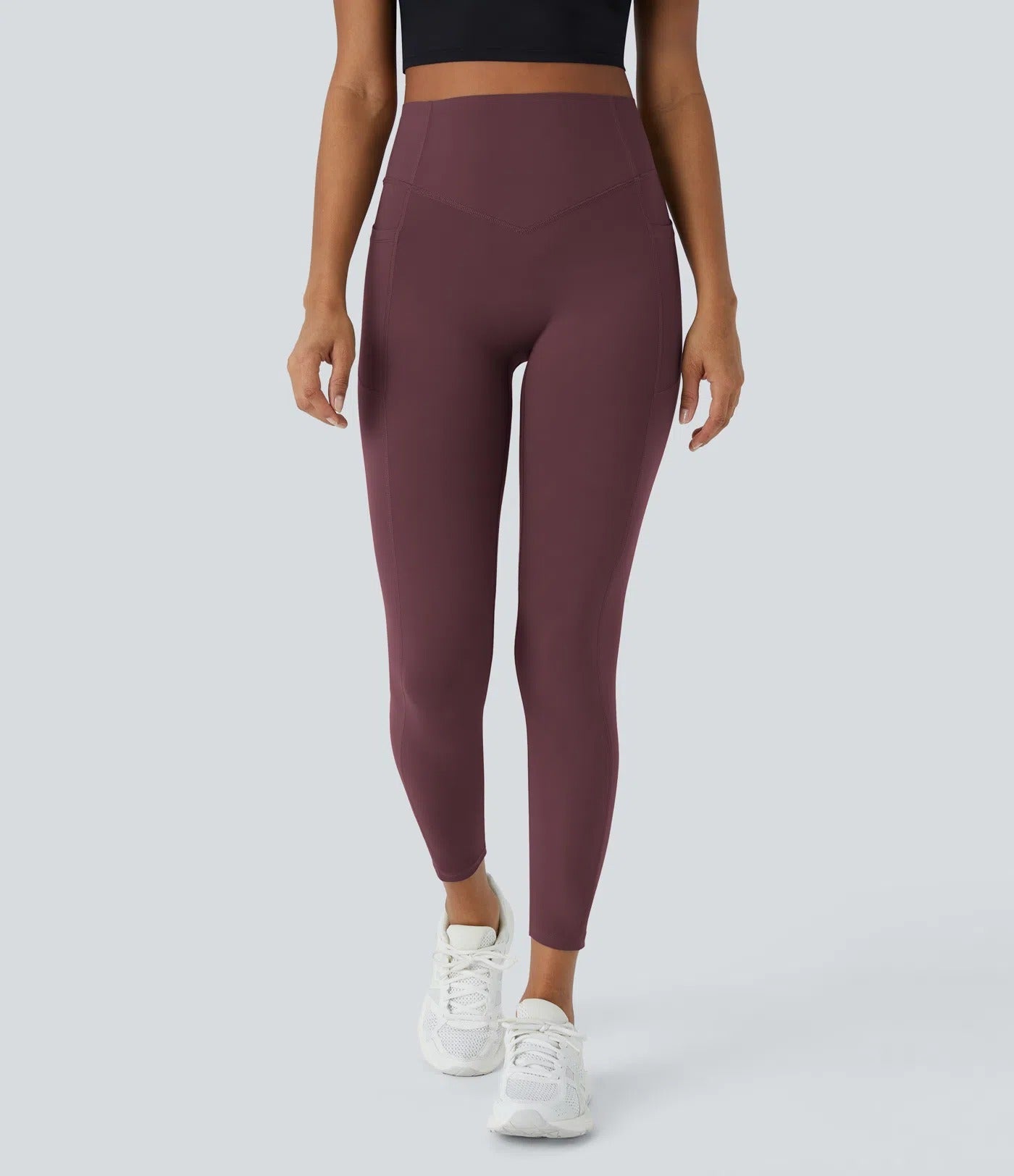 High Waisted Tummy Control Shaping Training Leggings-18