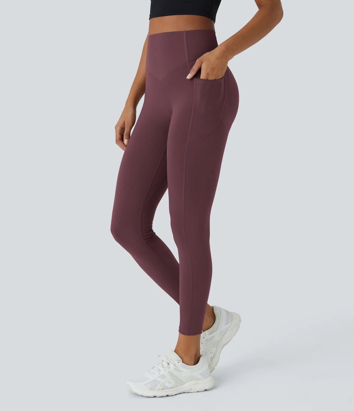 High Waisted Tummy Control Shaping Training Leggings-19