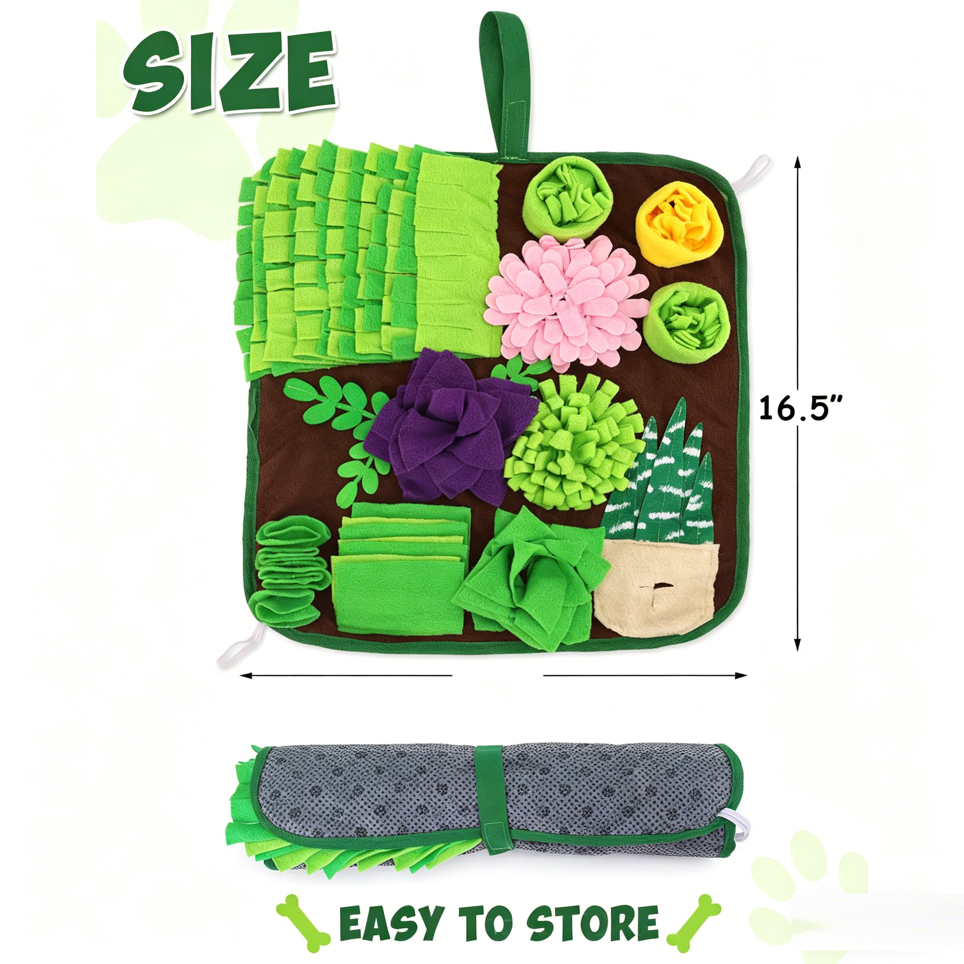 Pet sniffing pad feeding pad slow food consumption energy interactive training sniffing pad-2
