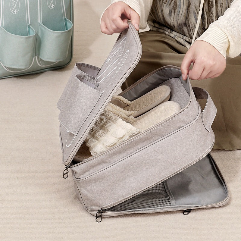 Travel portable shoes Dust storage bag Multi-functional shoe bag-2