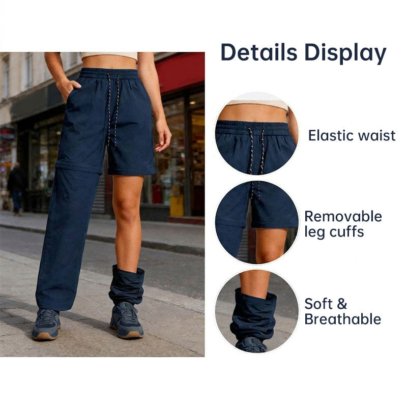 Women's Convertible Hiking Pants - Waterproof Quick-Dry Cargo Trousers with Zip-Off Legs for Camping, Fishing & Travel-8
