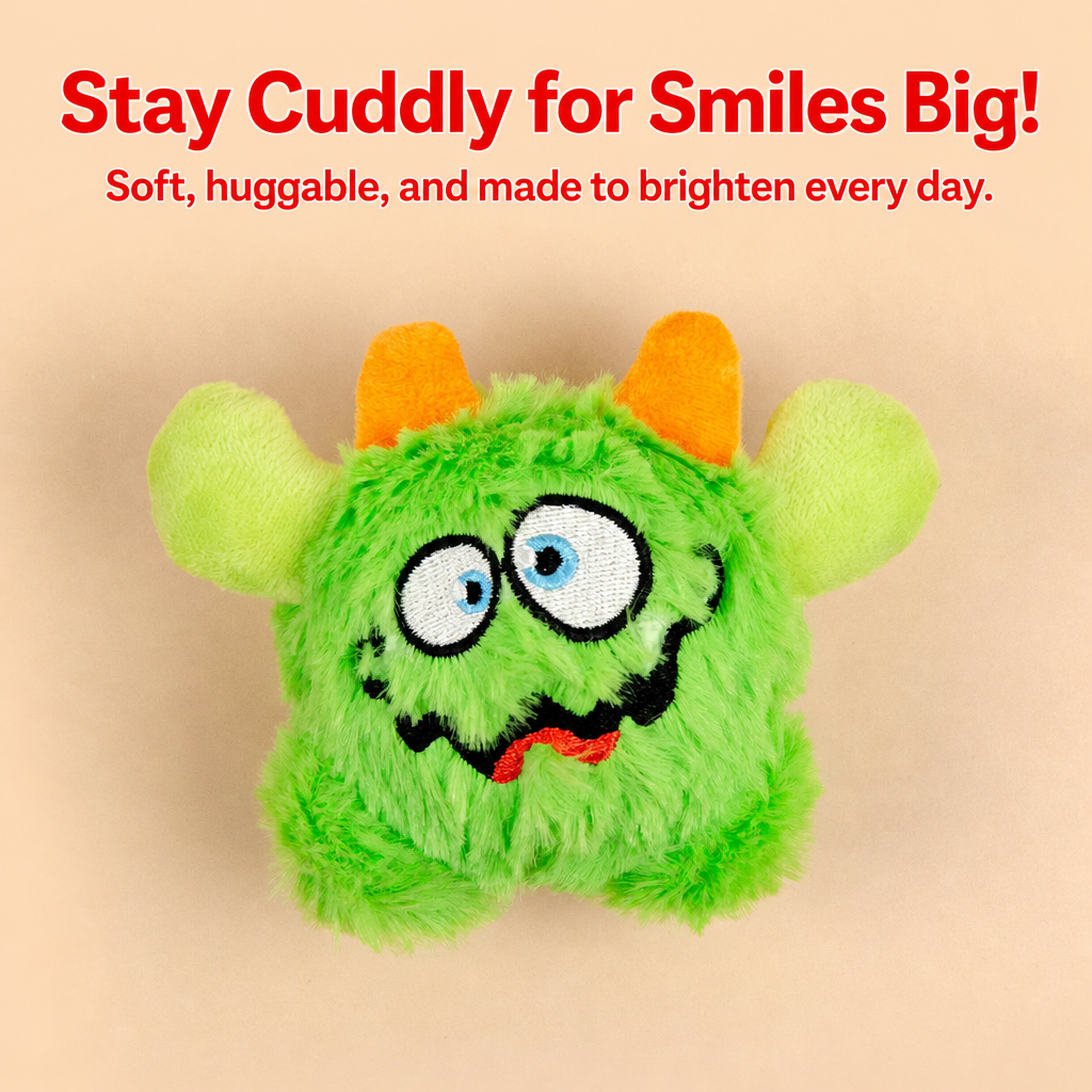 Monster squeak plush ball-16