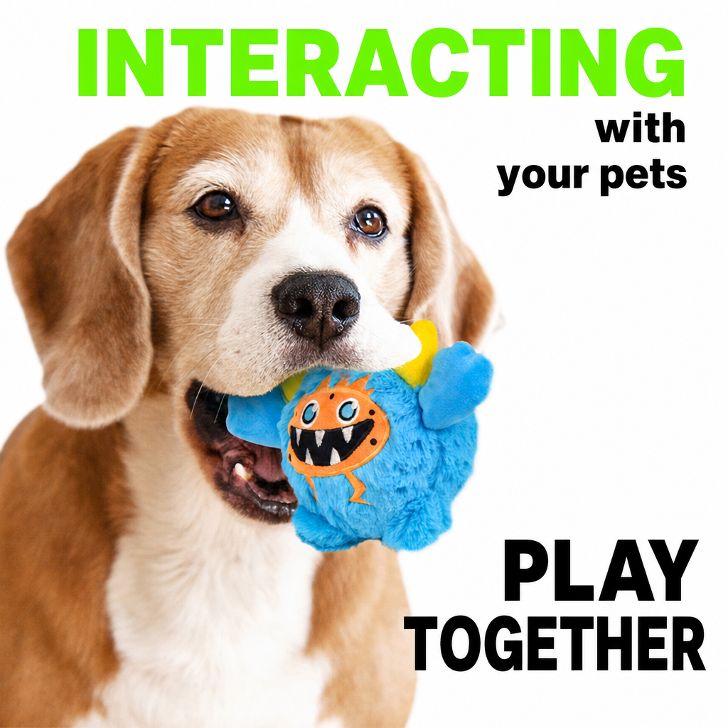 Monster squeak plush ball-6