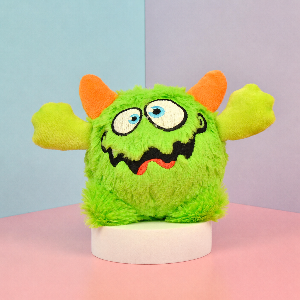 Monster squeak plush ball-12