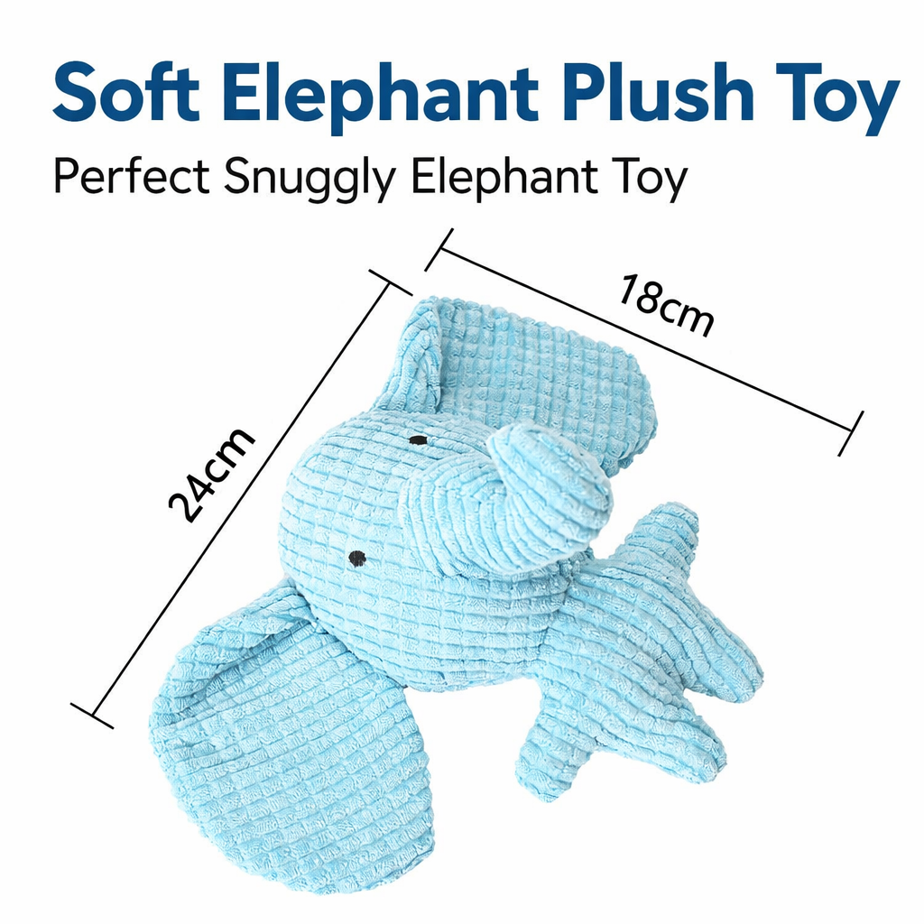 Squeaky duck plush dog toy-9