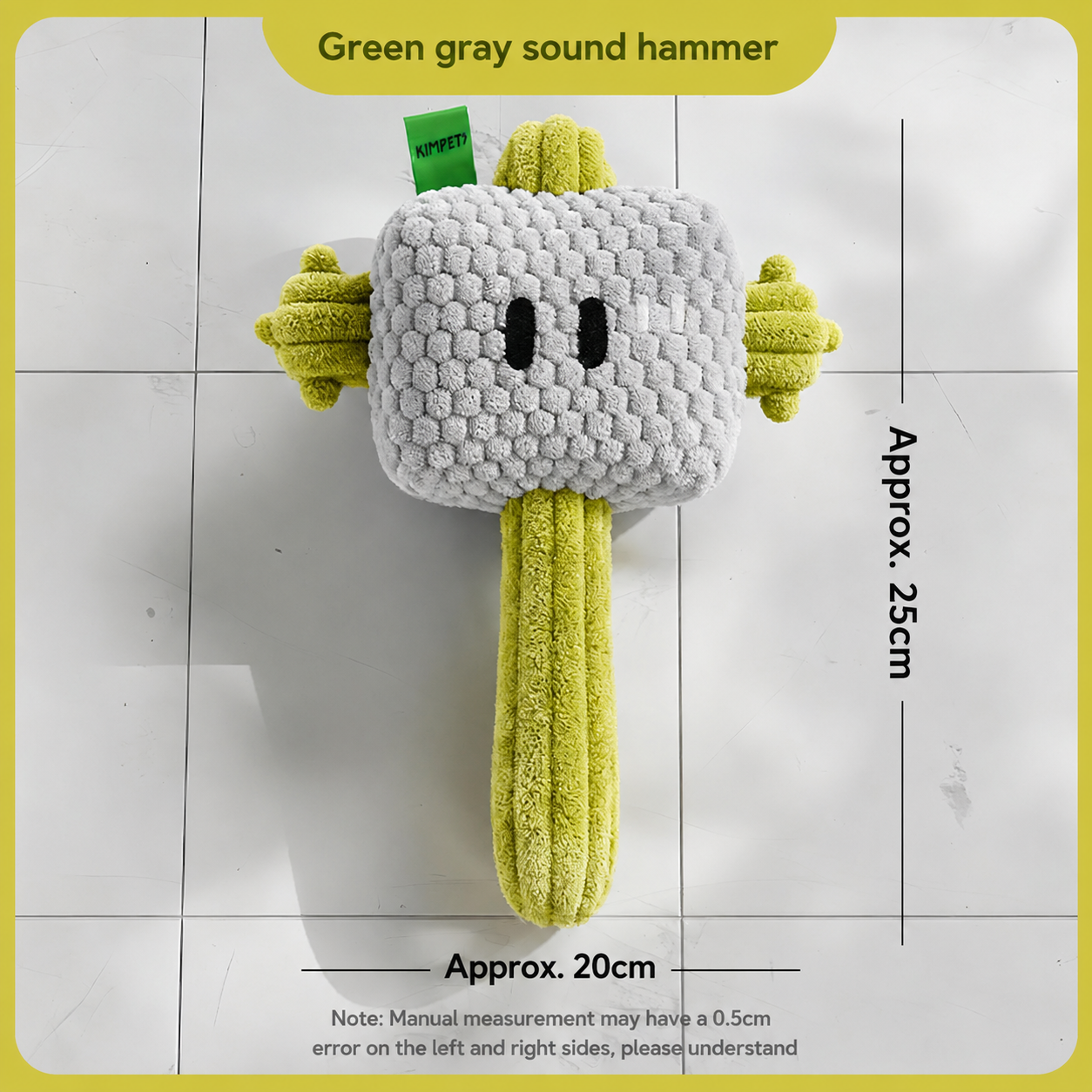 Squeaky Plush Hammer Toy-7