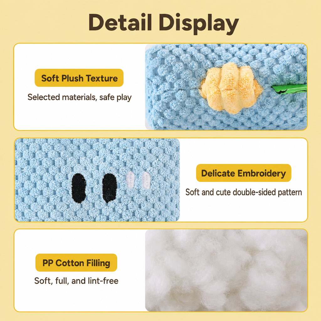Squeaky Plush Hammer Toy-5