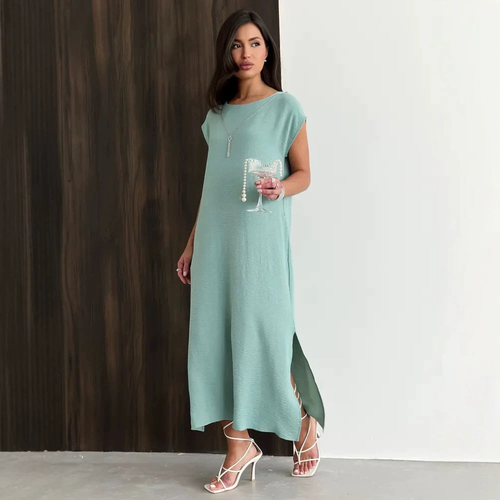 Sleeveless slim fit dress for women-2