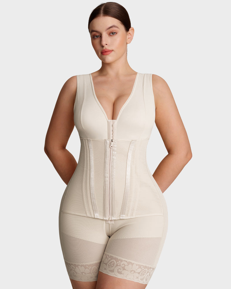 Fajas Colombianas Double Tummy Control Full Body Shapewear-1