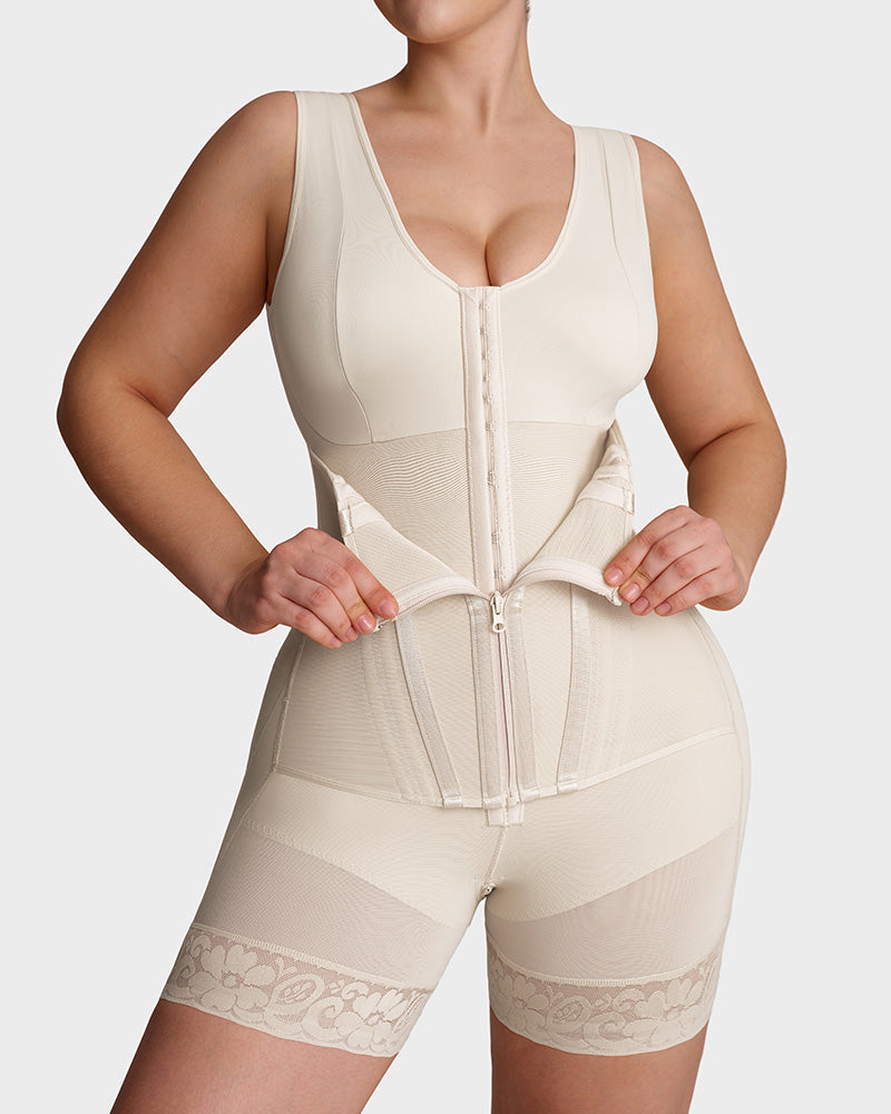 Fajas Colombianas Double Tummy Control Full Body Shapewear-4