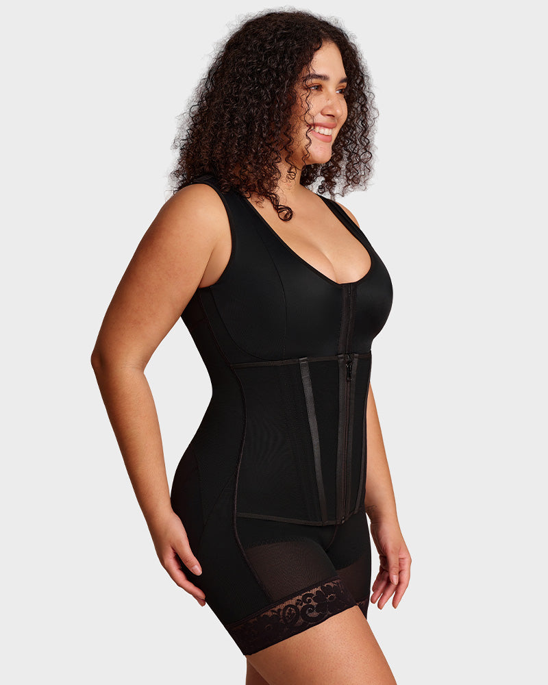 Fajas Colombianas Double Tummy Control Full Body Shapewear-9