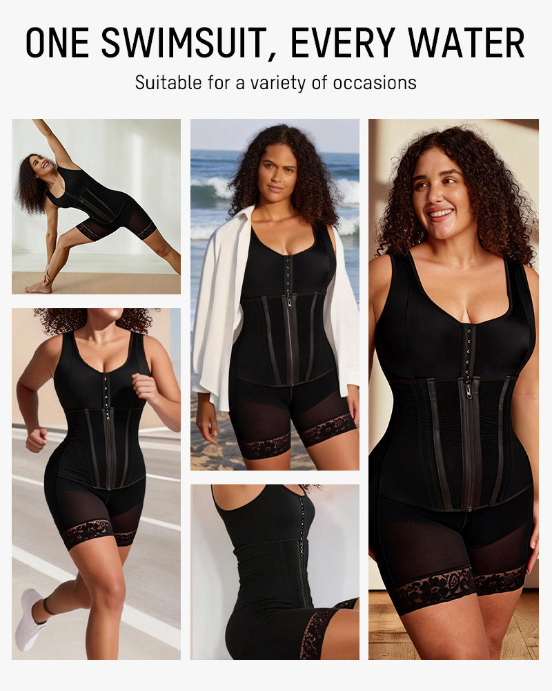 Fajas Colombianas Double Tummy Control Full Body Shapewear-14