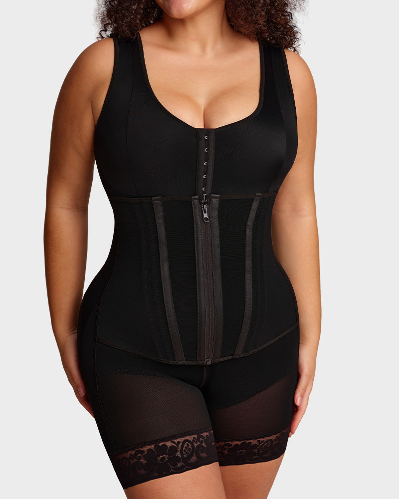 Fajas Colombianas Double Tummy Control Full Body Shapewear-11