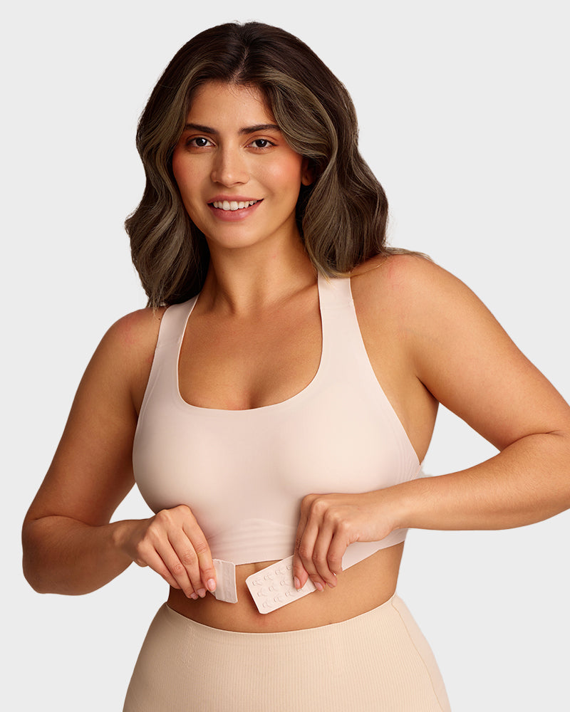 Wireless Posture Bra with Front Closure-8