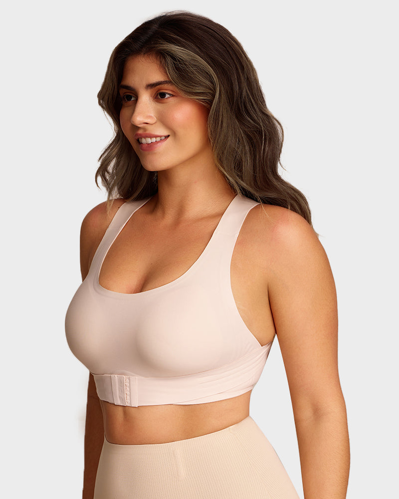 Wireless Posture Bra with Front Closure-9