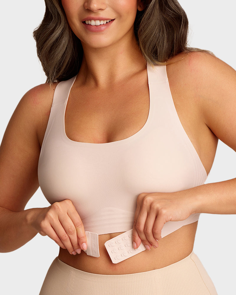 Wireless Posture Bra with Front Closure-20
