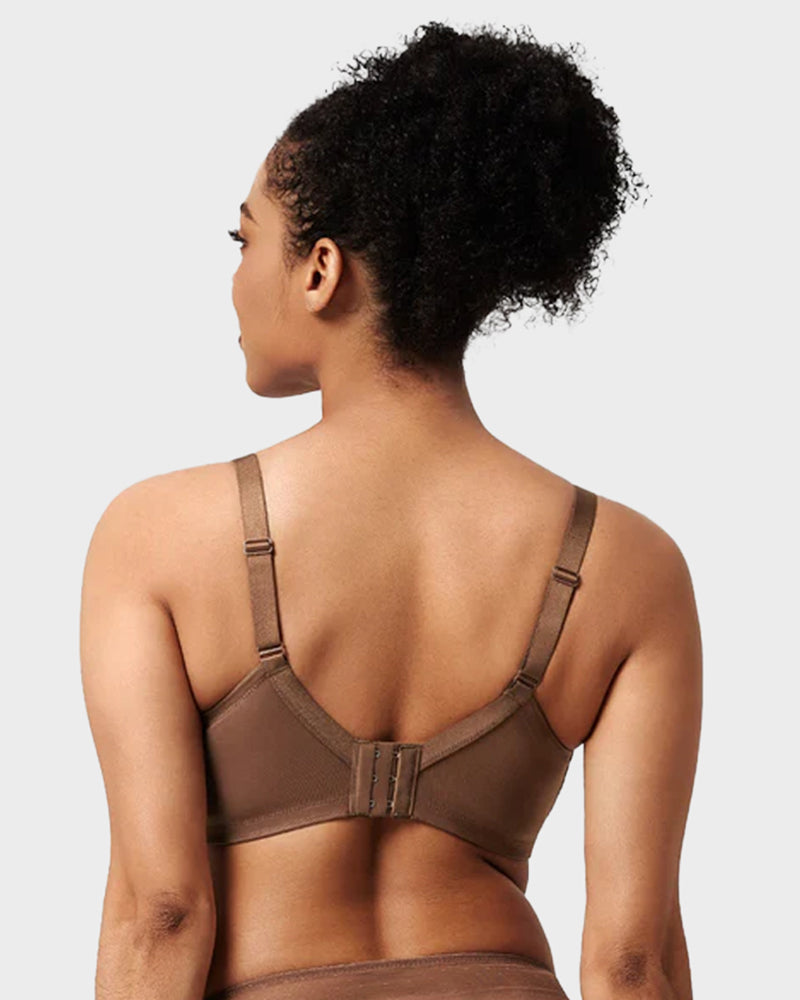 Full Coverage Lace Minimizer Bra - Petal-8