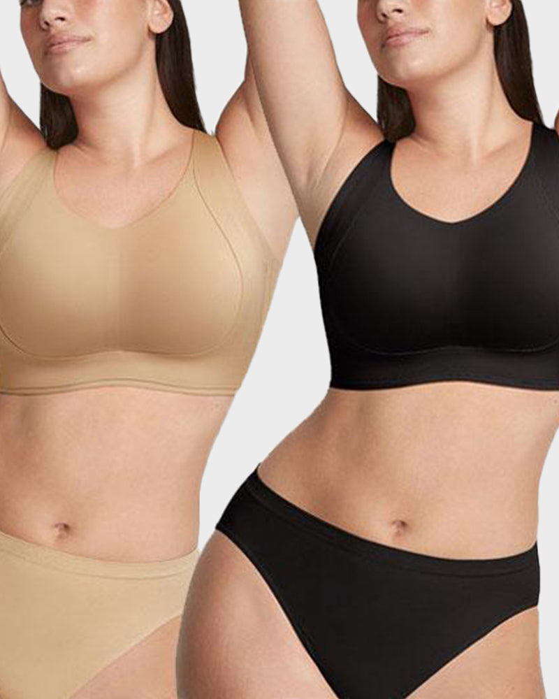 Full Support Wireless Push-Up Minimizer Bra-4