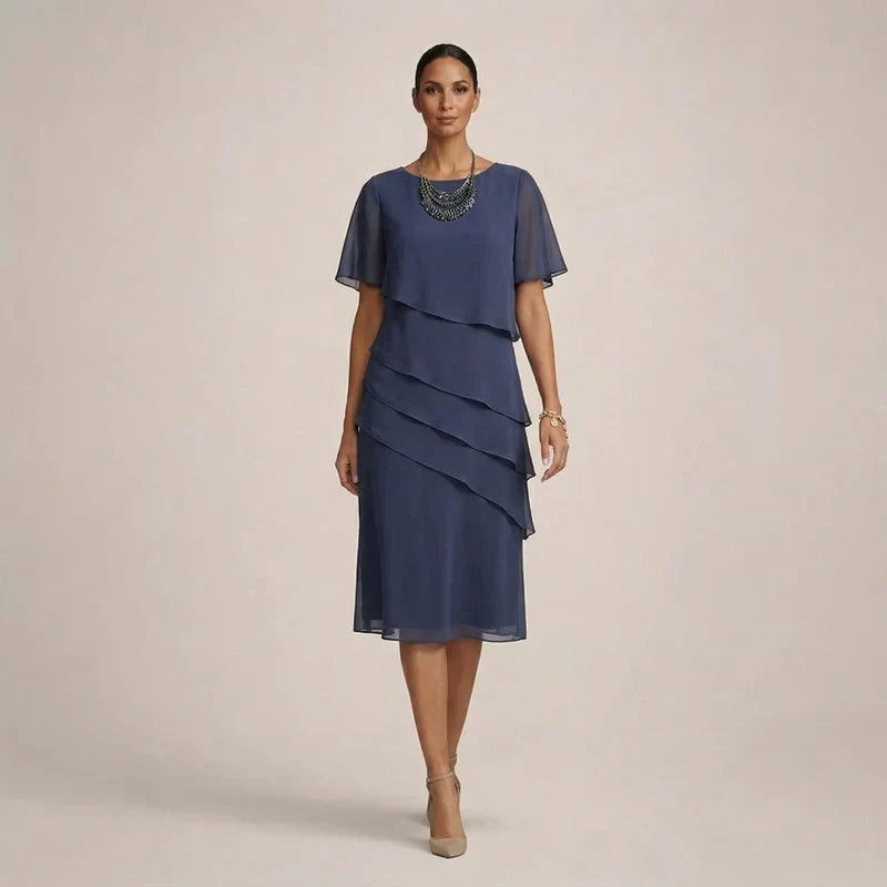 MARA | Elegant Ruffle Dress with Flattering Comfort-1