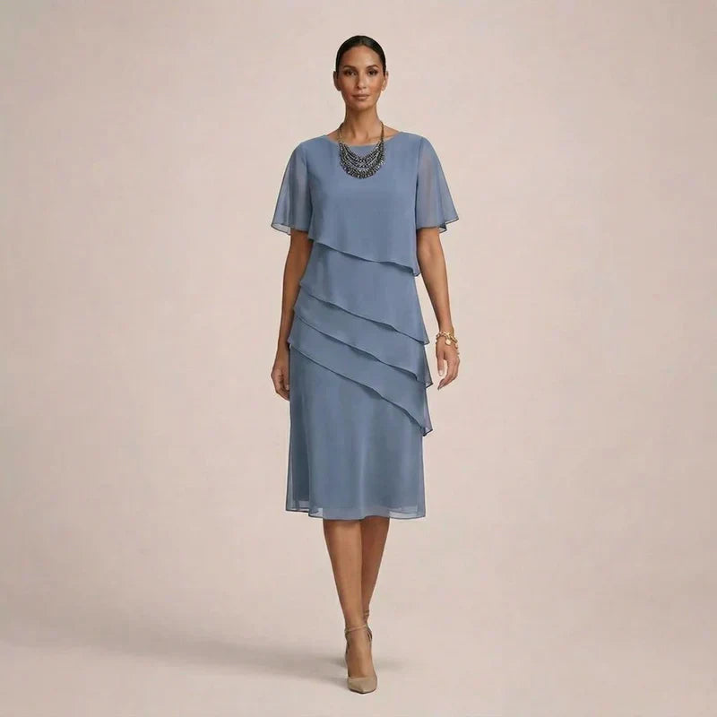 MARA | Elegant Ruffle Dress with Flattering Comfort-2