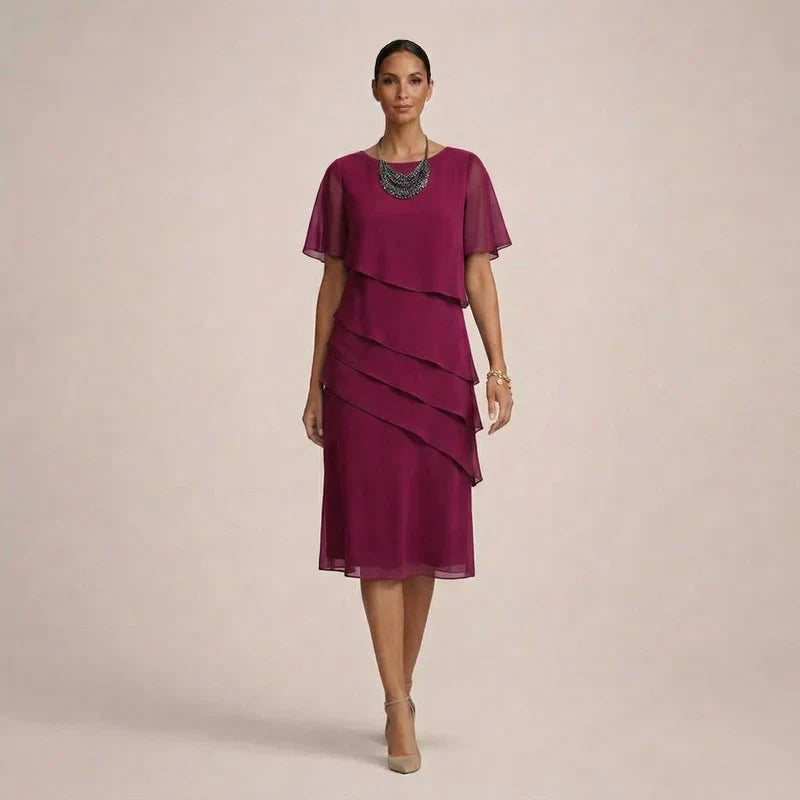 MARA | Elegant Ruffle Dress with Flattering Comfort-4