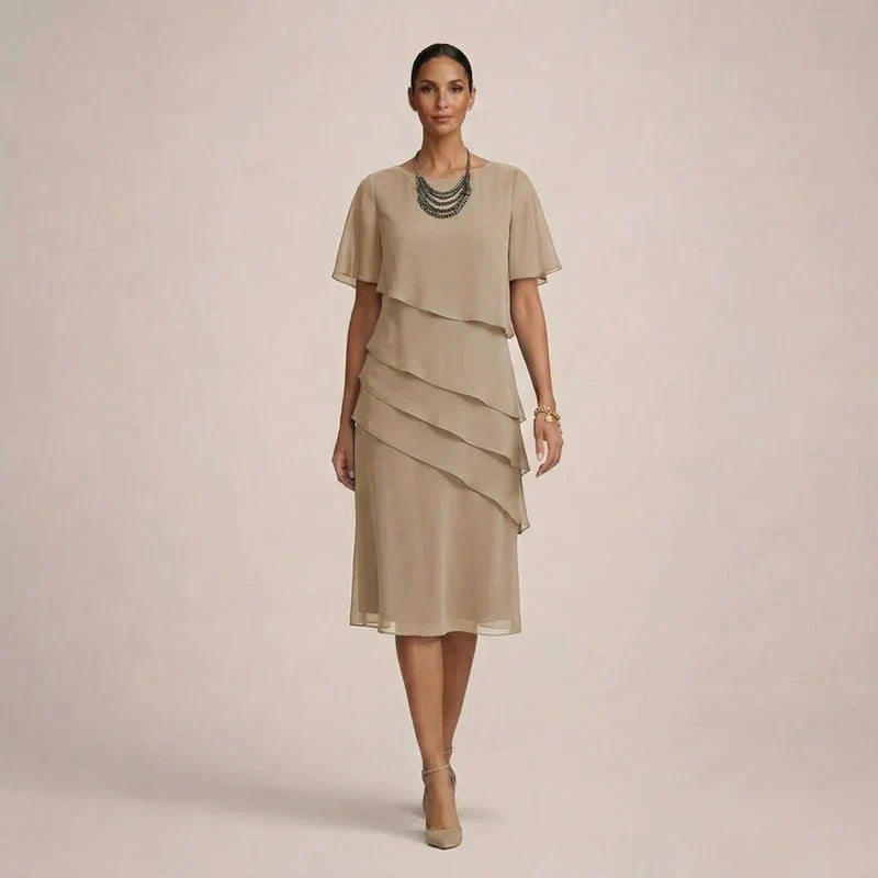 MARA | Elegant Ruffle Dress with Flattering Comfort-5