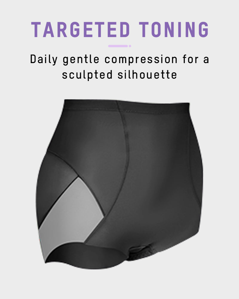 High-Waist Invisible Mesh Strong Shaping Panties-3