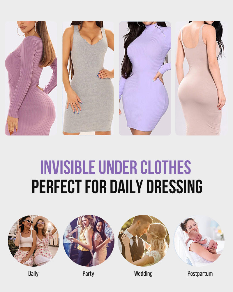 High-Waist Invisible Mesh Strong Shaping Panties (3 Pack)-15