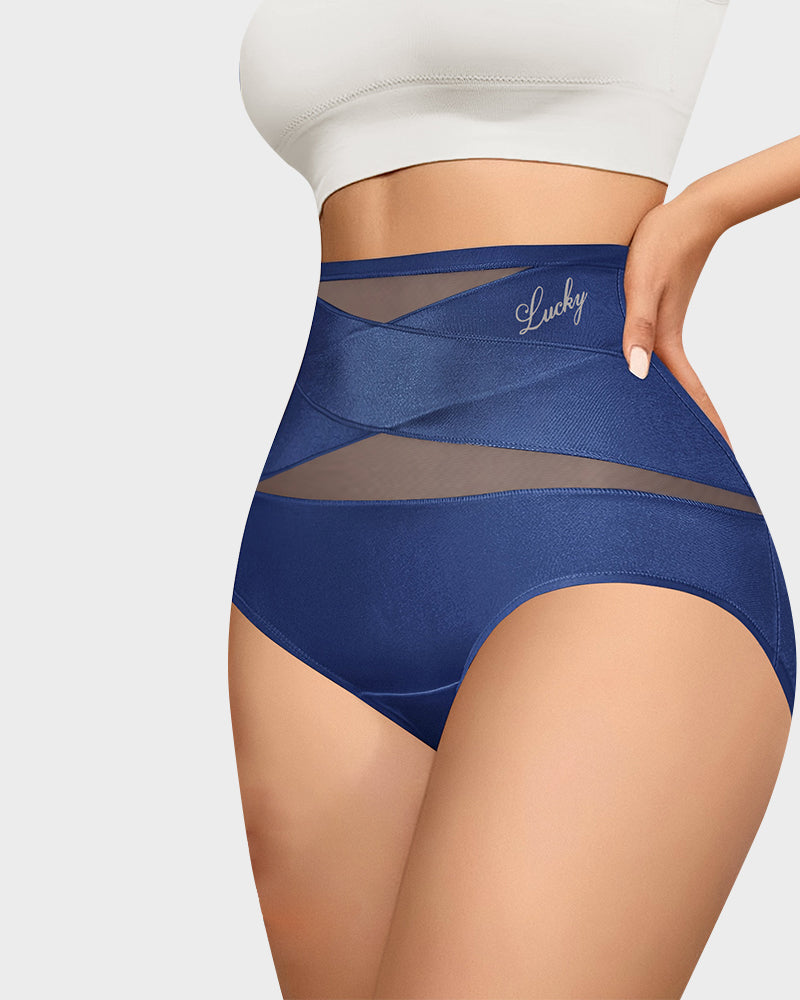 High-Waist Tummy Control Seamless Shaping Panties-1